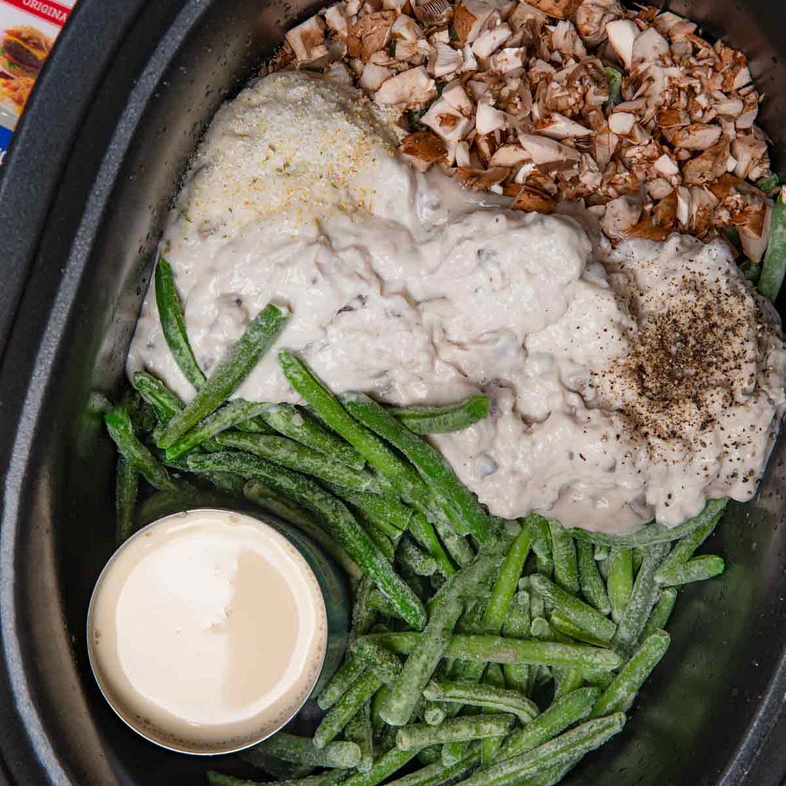 Slow Cooker Green Bean Casserole