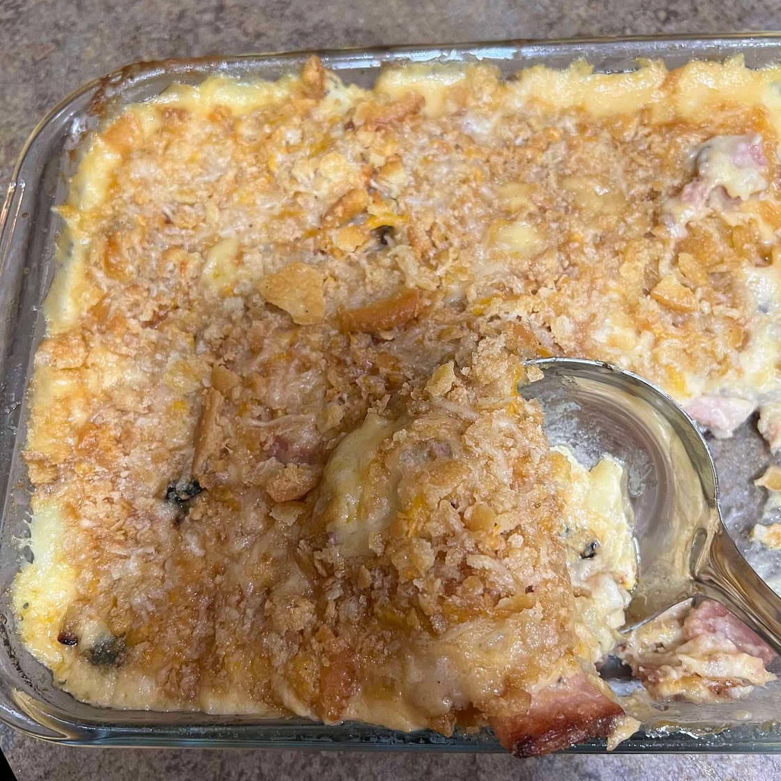 Ham & potato casserole