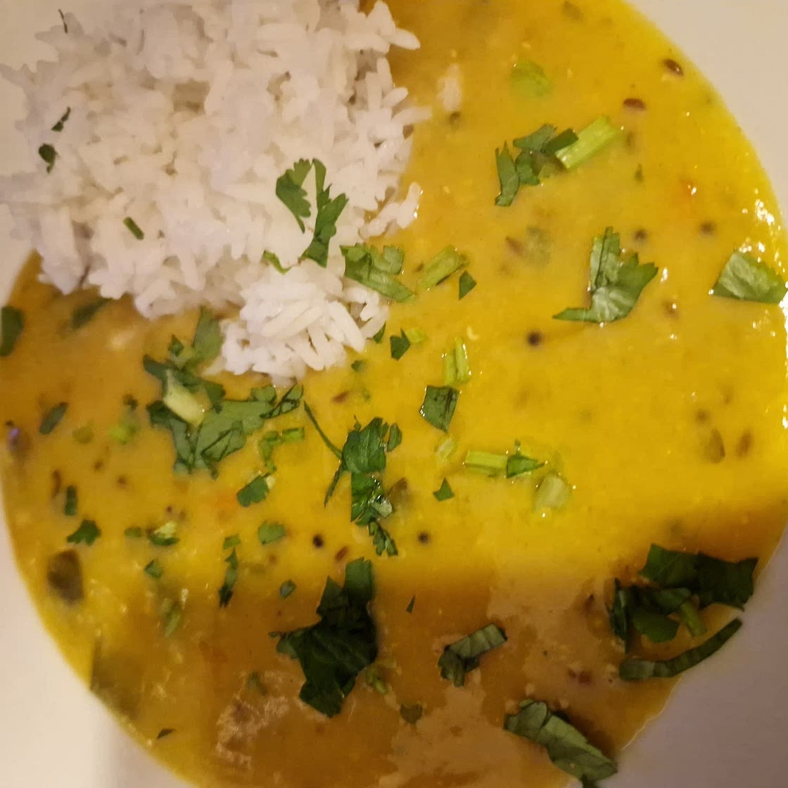 Instant Pot Spinach Dal