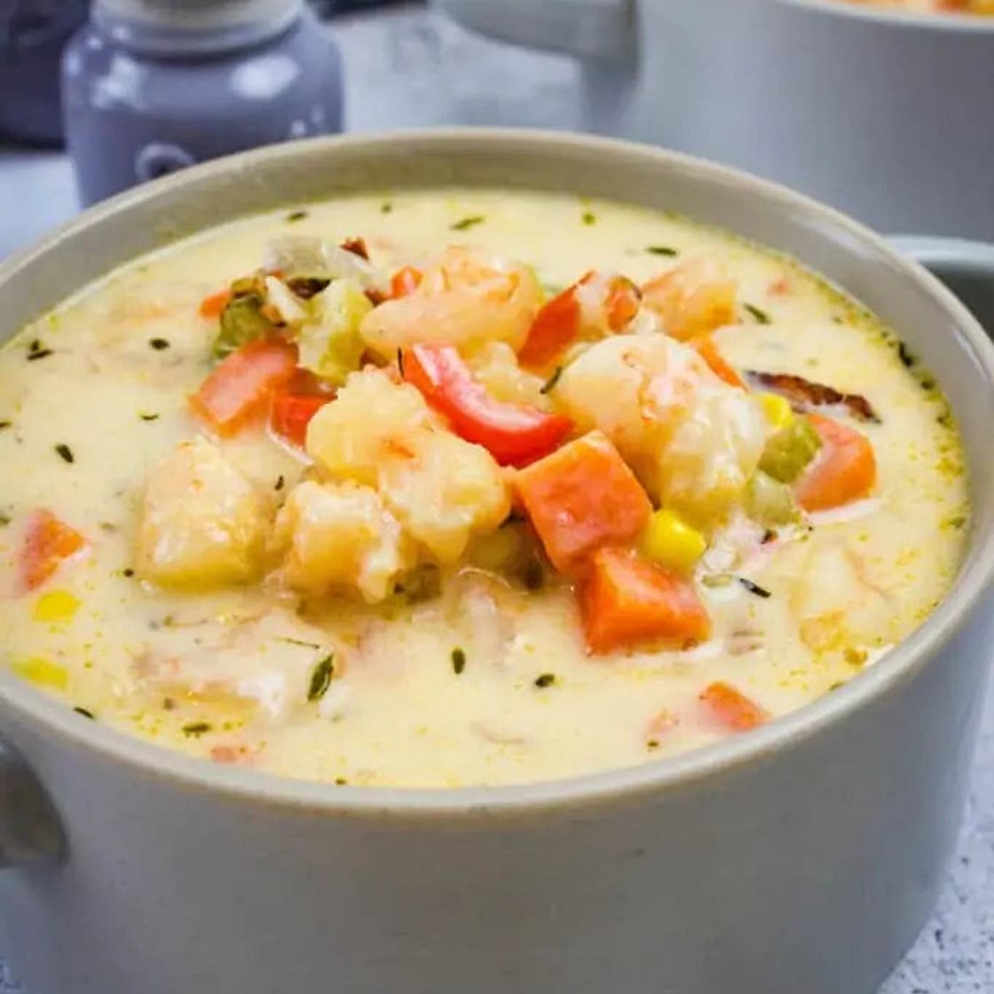Shrimp & Corn Chowder with Chipotle
