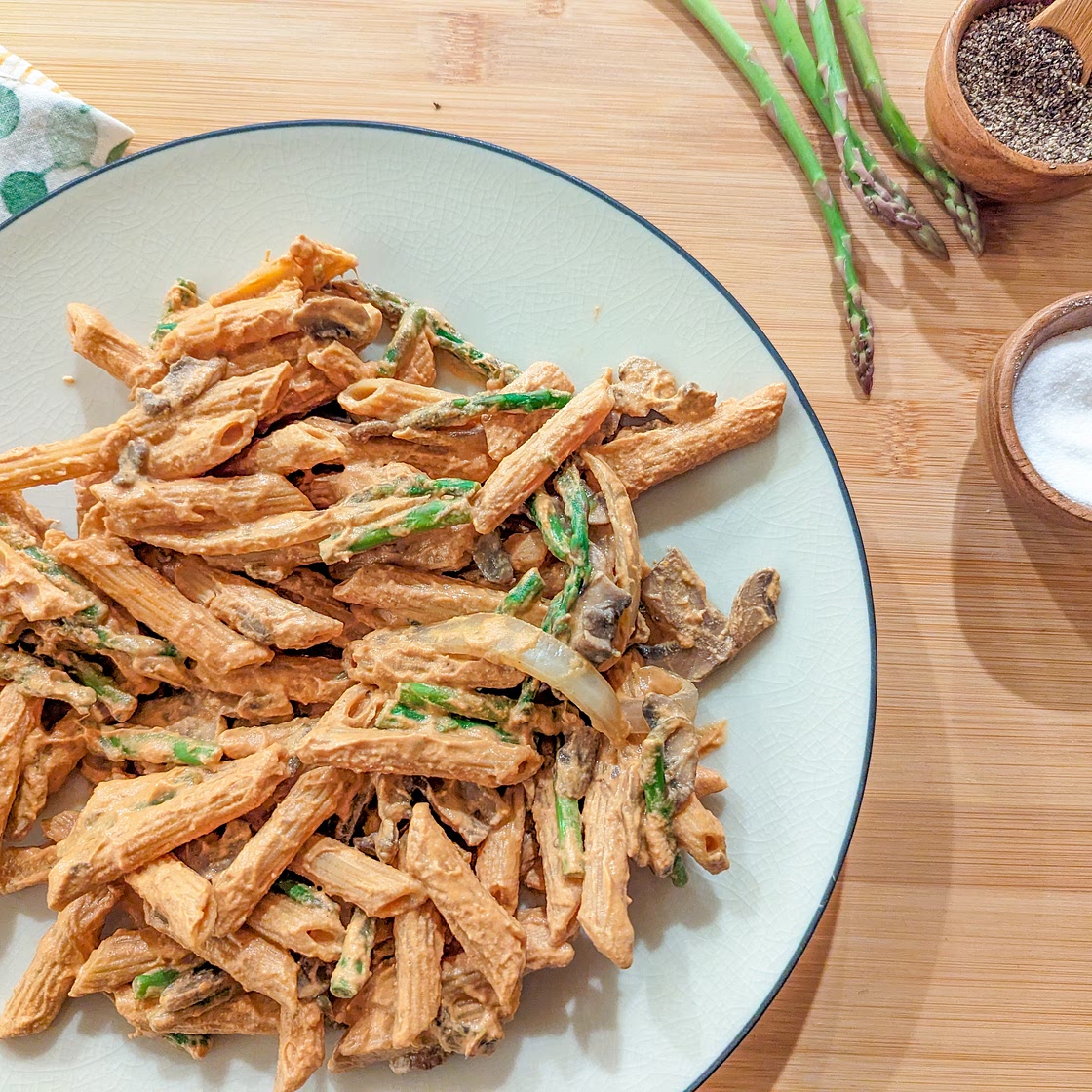 Creamy Sundried Tomato Veggie Pasta