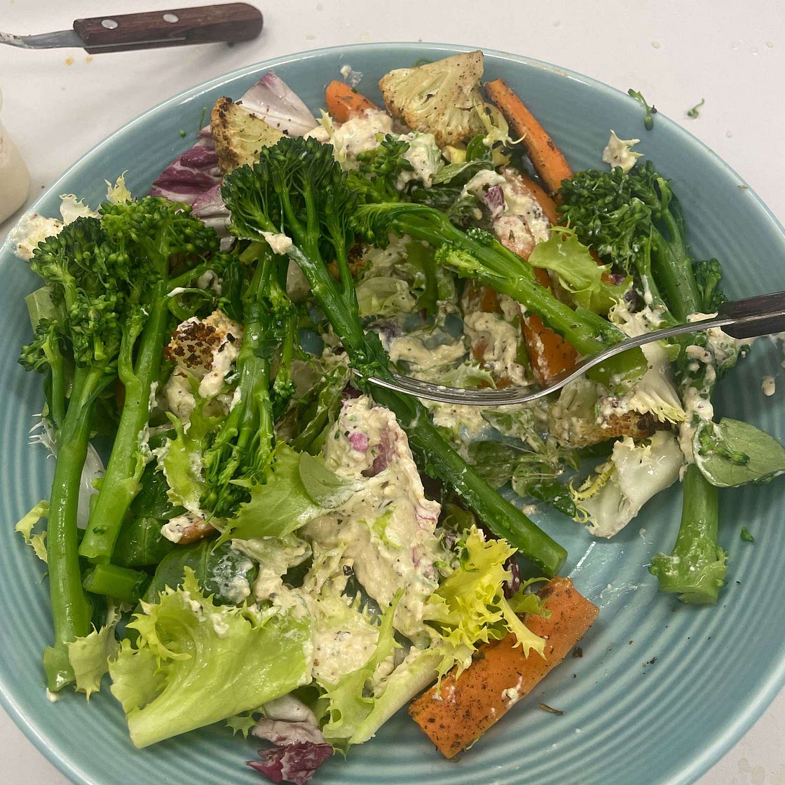 Warm salad 