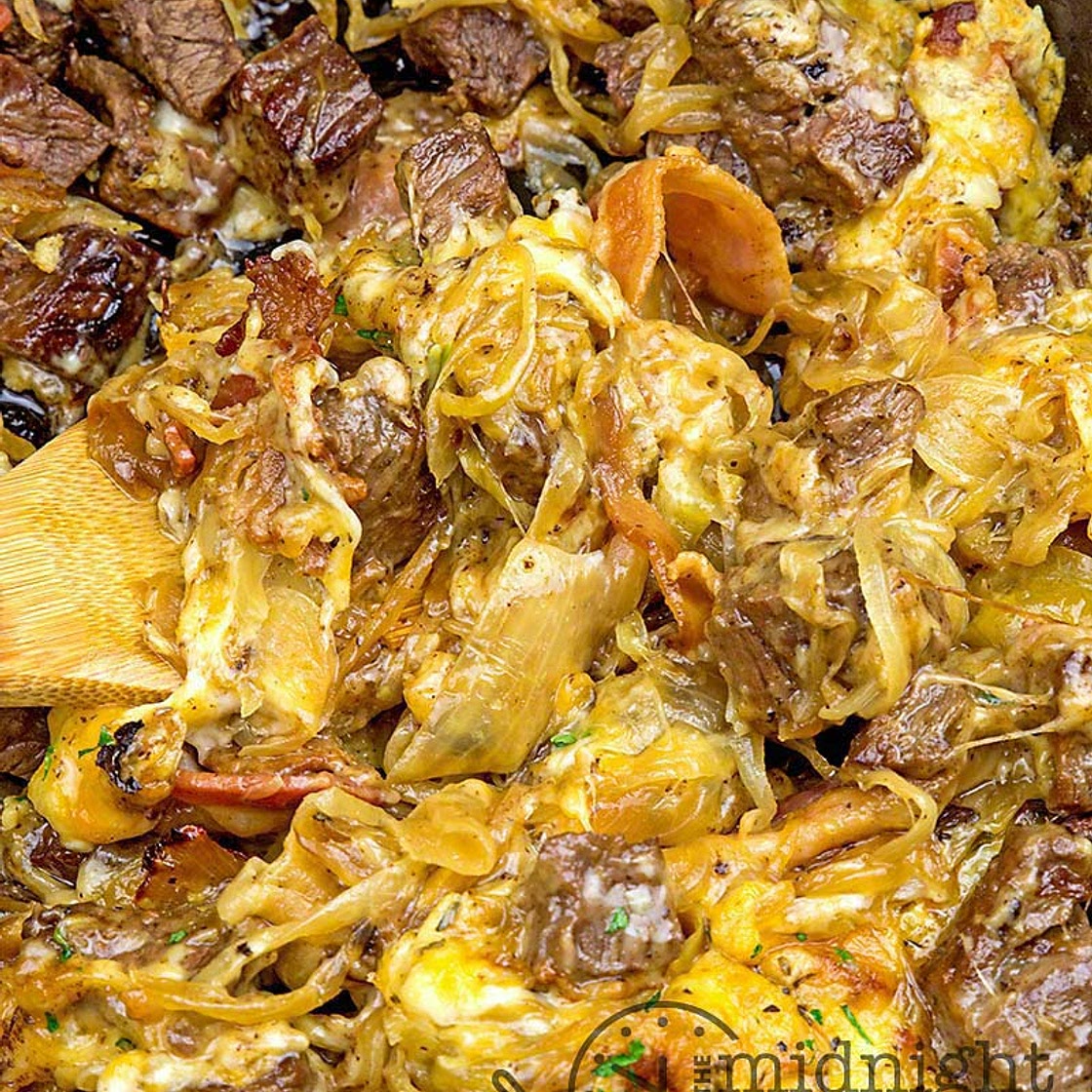 Cheesy Steak Bites