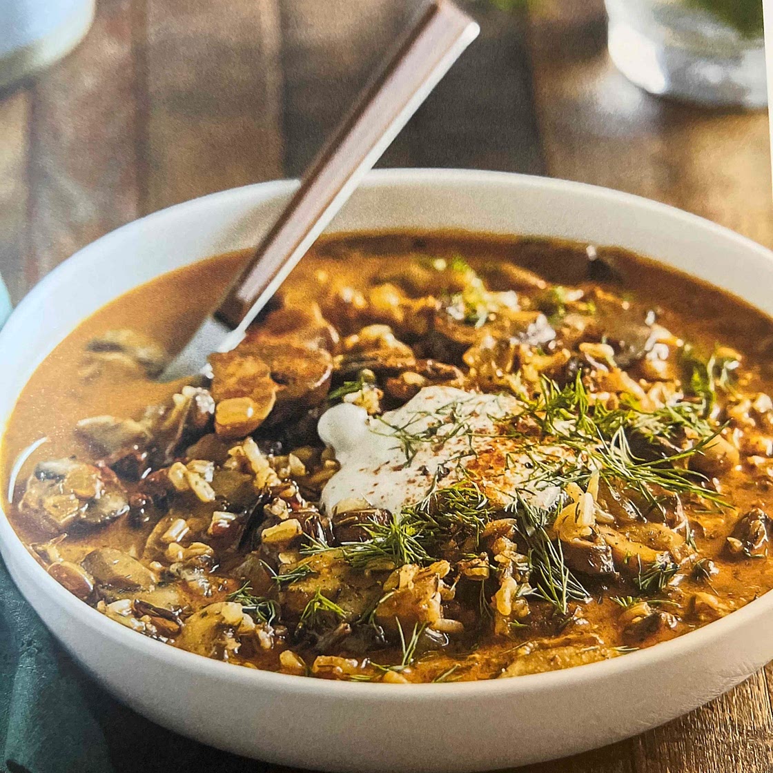 Immune-Boosting Hungarian Mushroom and Wild Rice Stew
