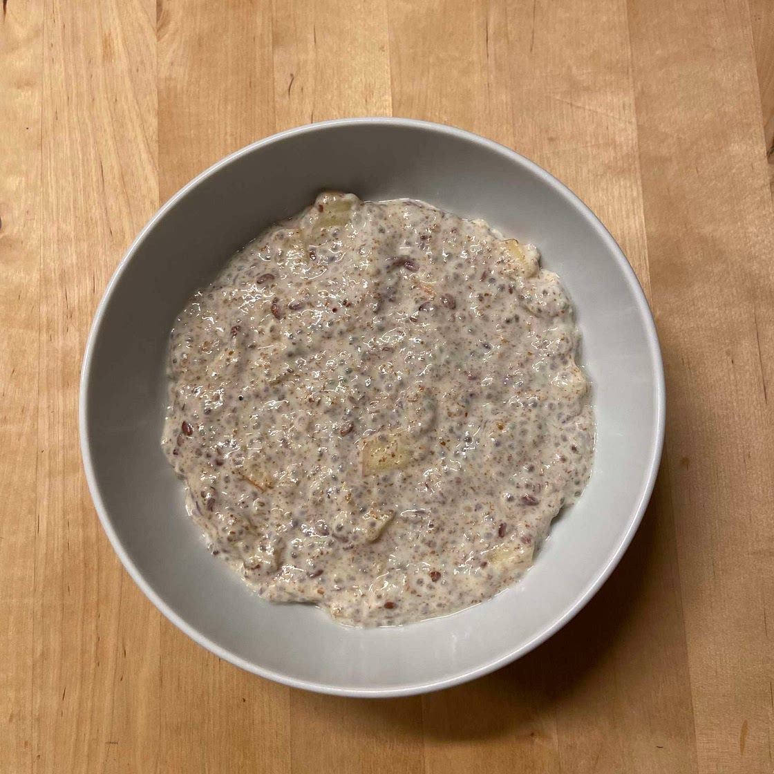 high protein/high fibre porridge