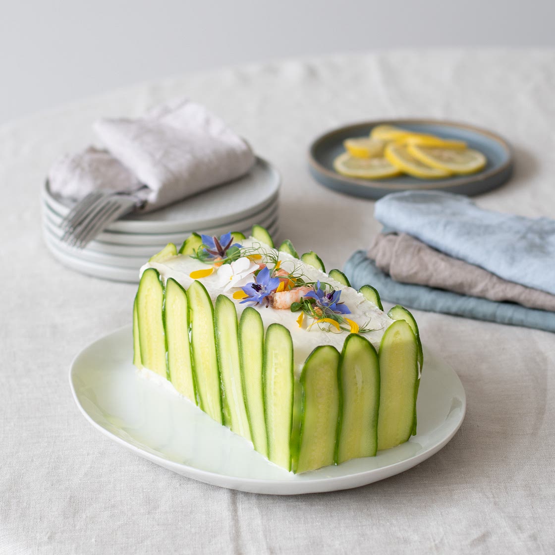 Smörgåstårta (Swedish Sandwich Cake)