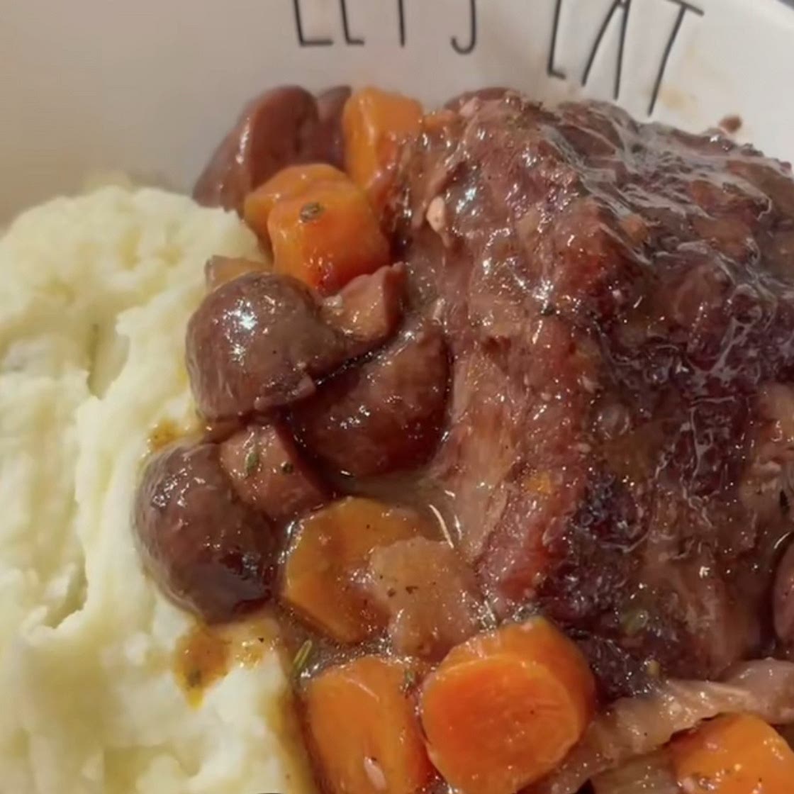 Wine Brasied Short Ribs