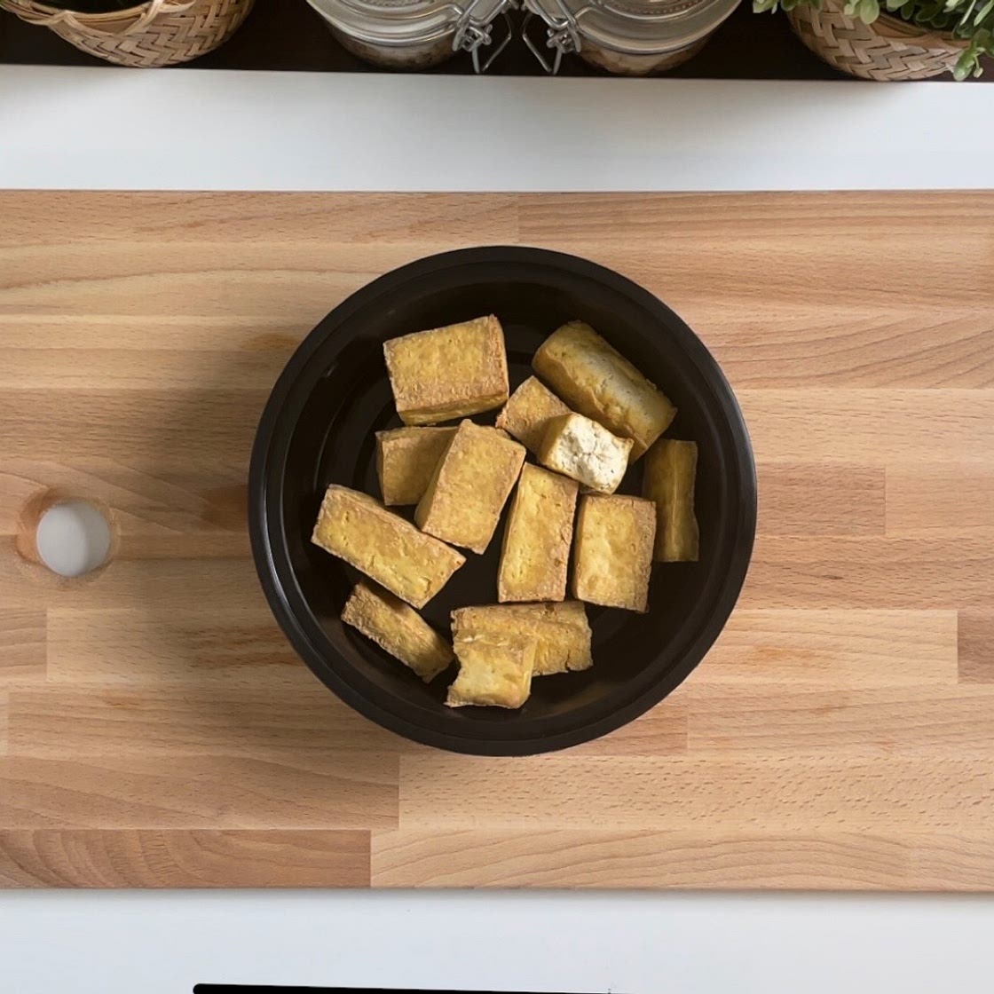 Crispy Air Fried Tofu