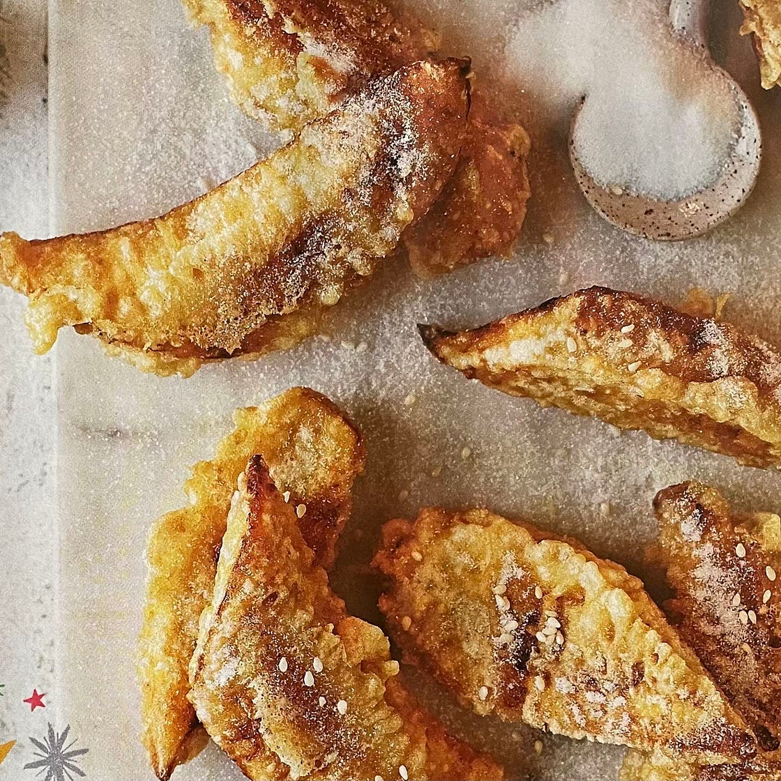 Pisang goreng wijen