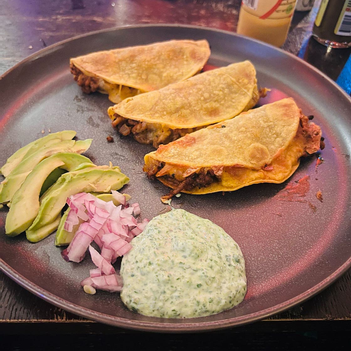 Weeknight Cheesy Baked Chipotle Chicken Tacos with Cilantro Lime Ranch