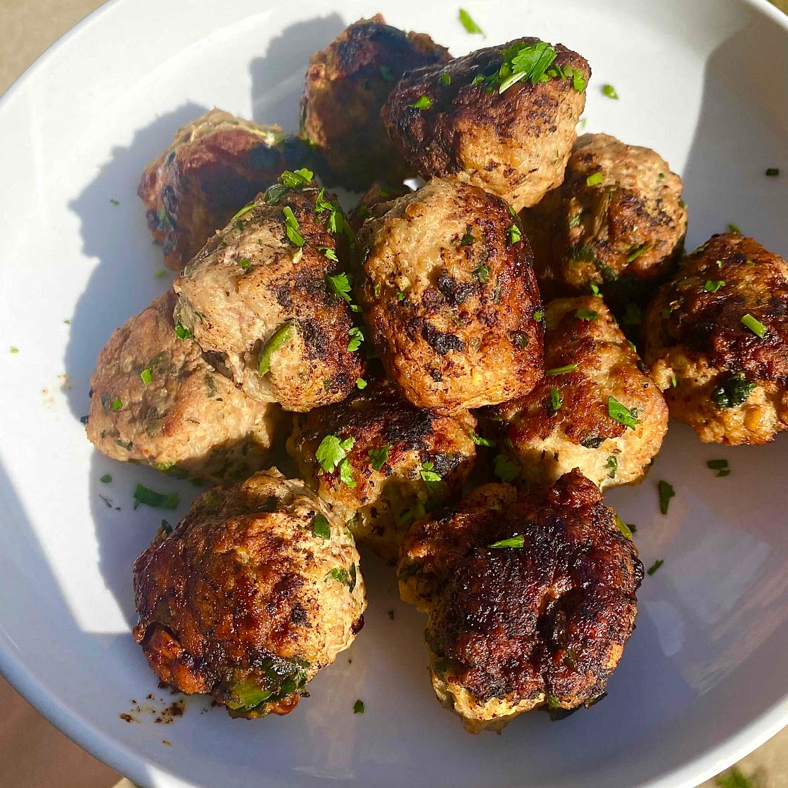 Spinach and Feta Turkey Meatballs