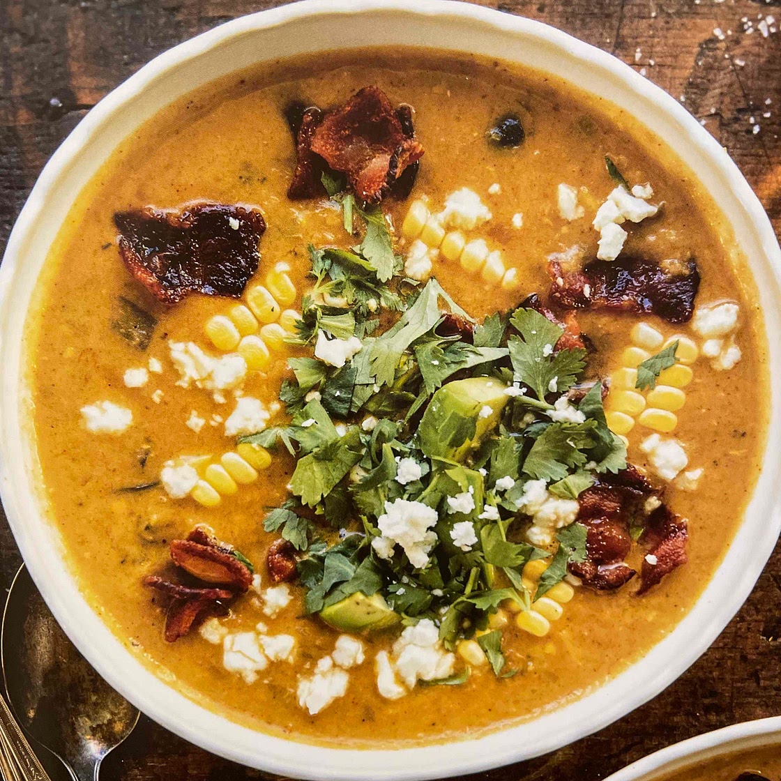 Chipotle Cheddar Corn Chowder