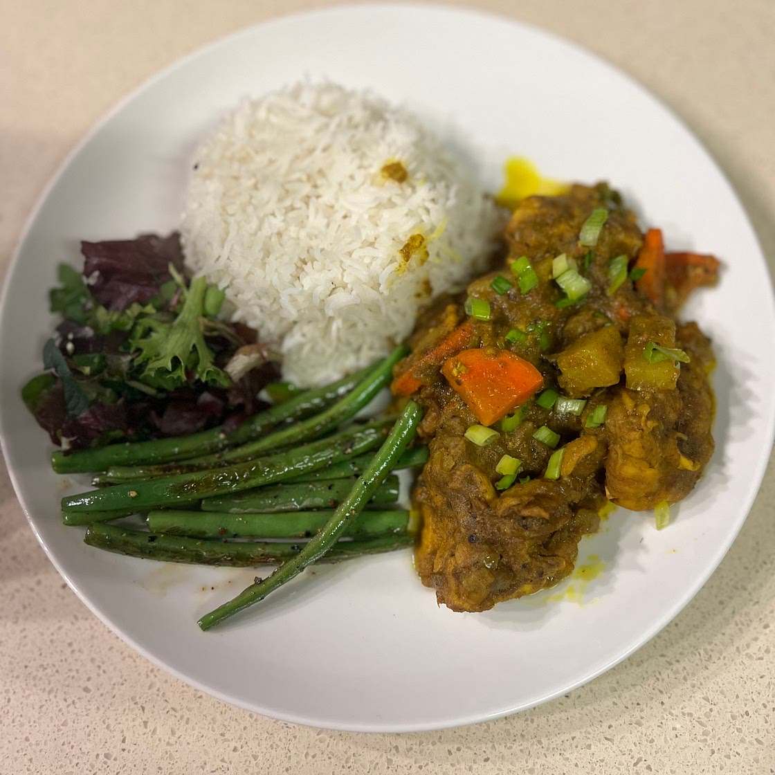Jamaican Style Curry Chicken