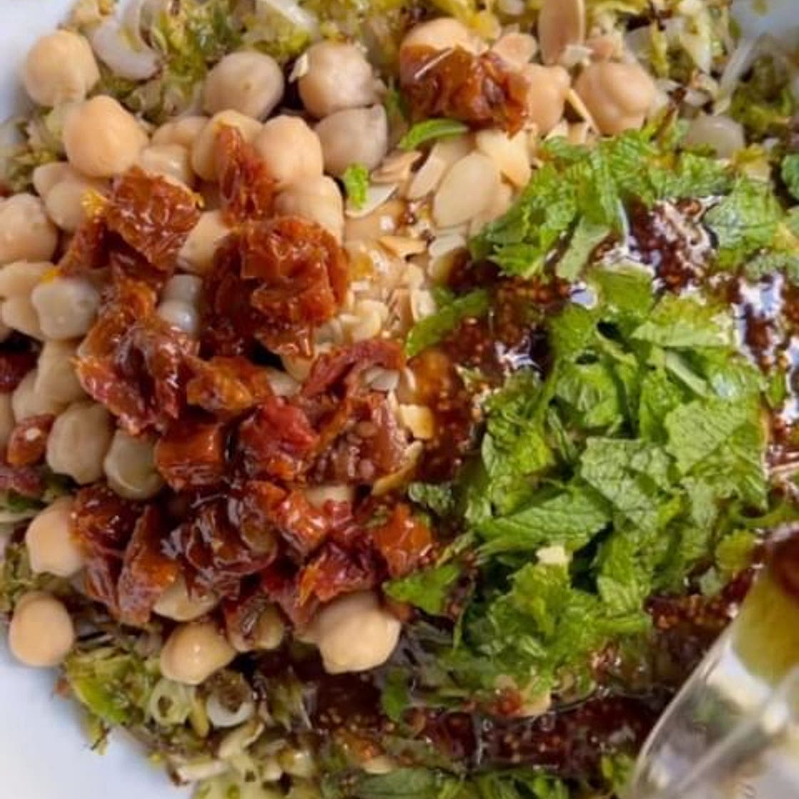 Shaved Brussel Sprouts &amp; Chickpea by