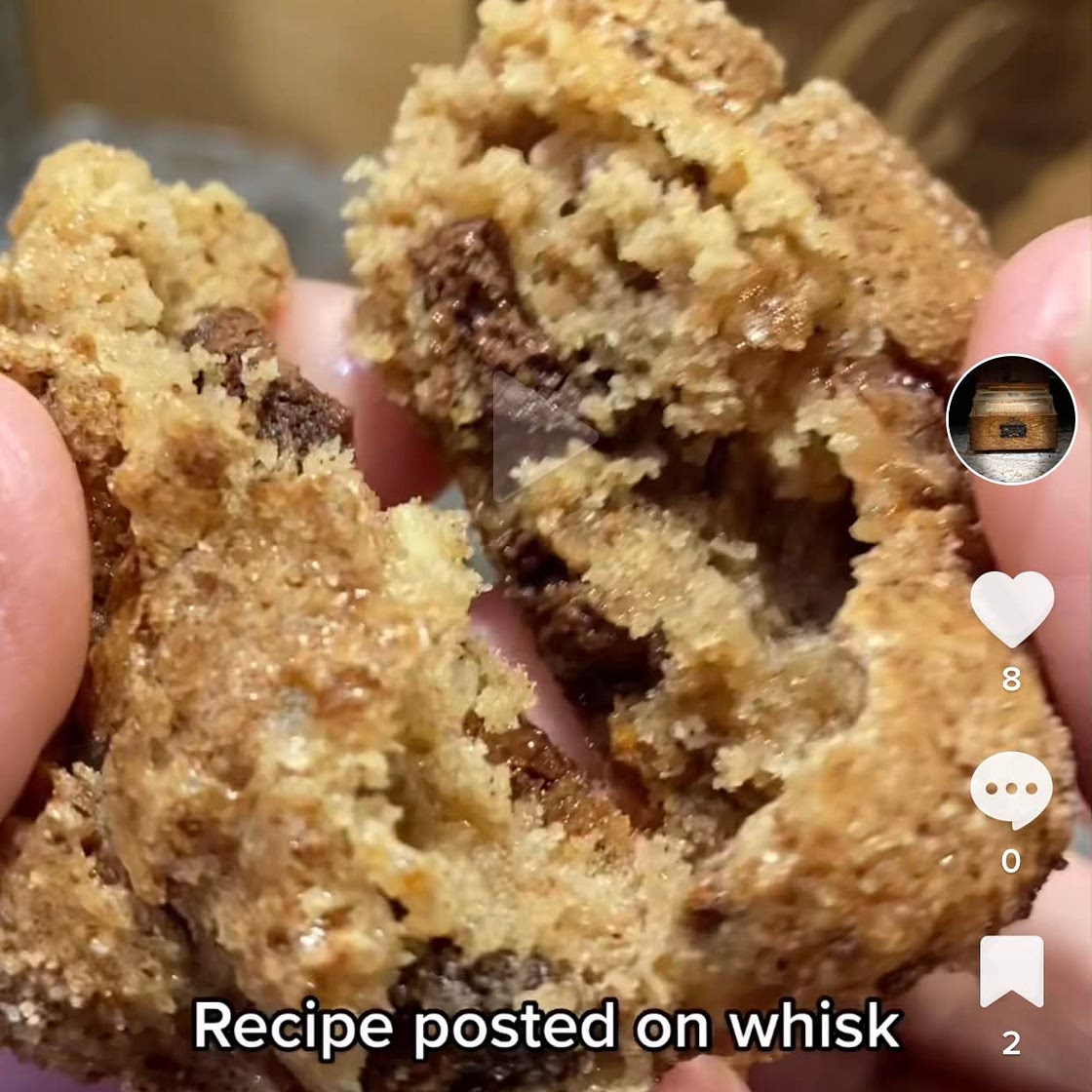 Cinnamon puff cookies