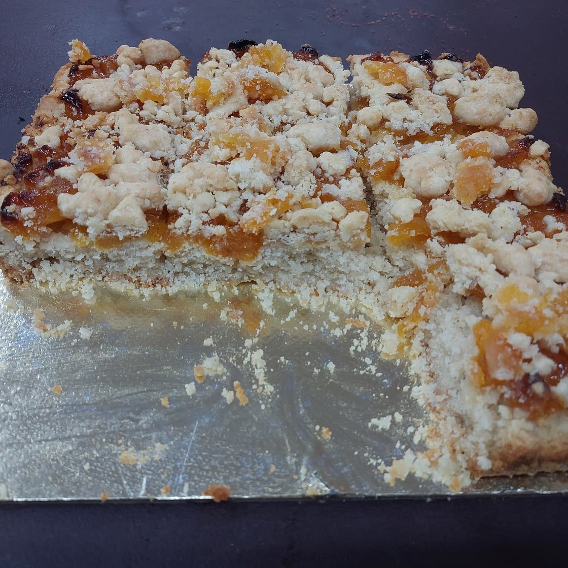 Apricot Crumble Squares