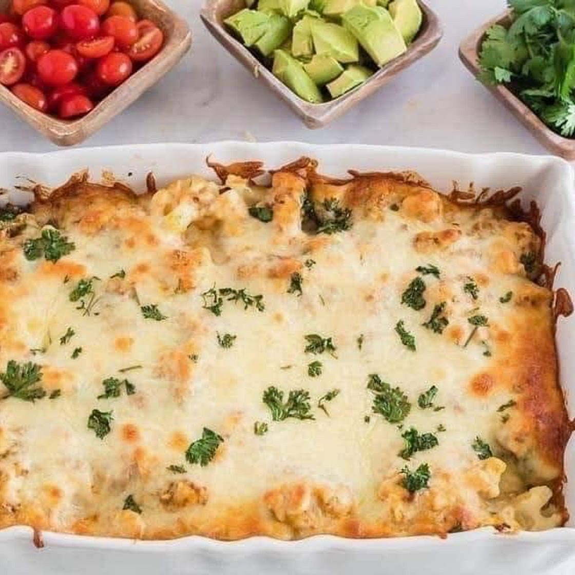Optavia Chile Chicken Verde Casserole