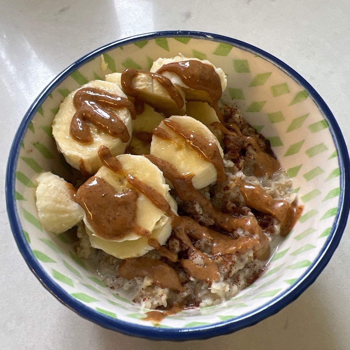 Peanut Butter Banana Oatmeal