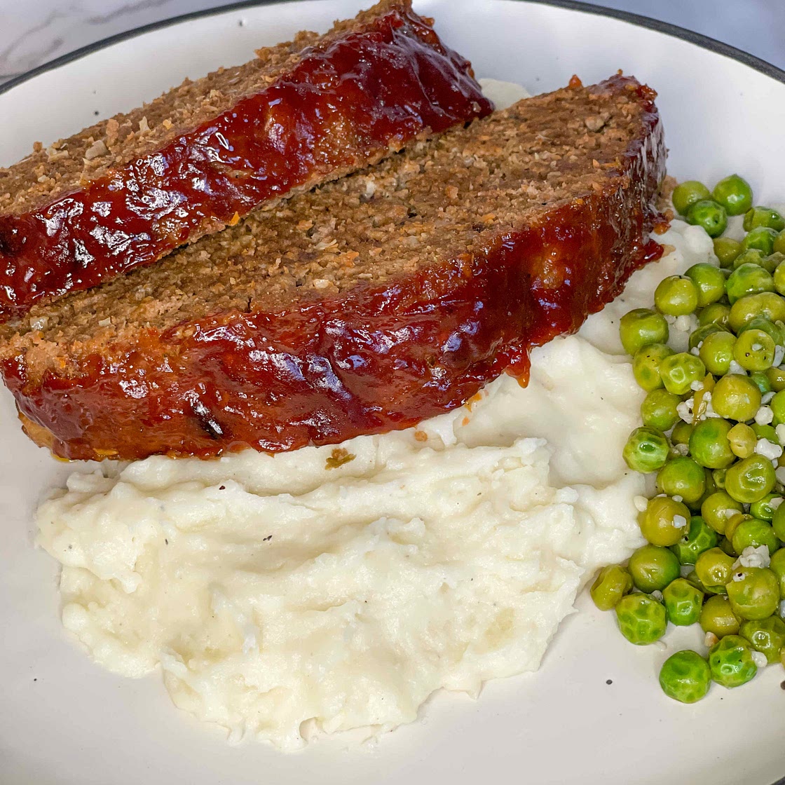 Delicious and moist Meatloaf for dinner
