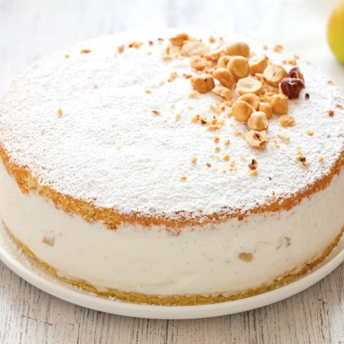 Torta ricotta e pere