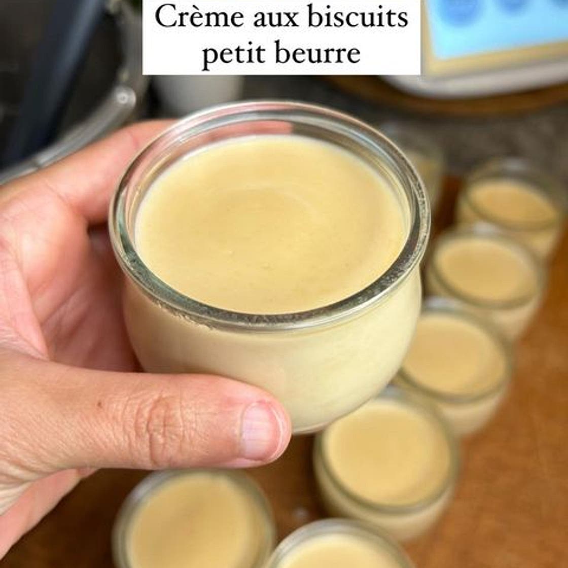 crème dessert aux biscuits