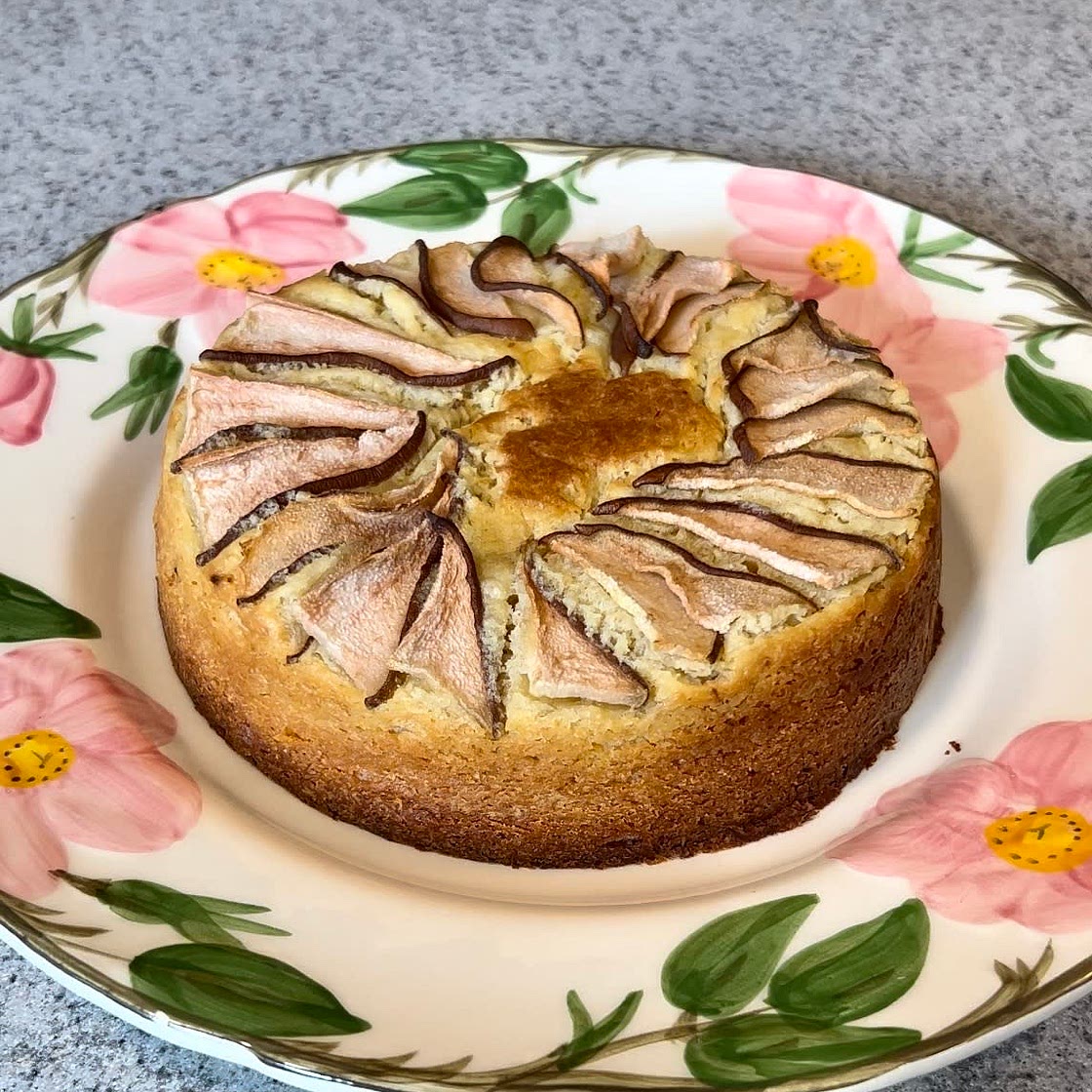 Almond & Pear Olive Oil Cake