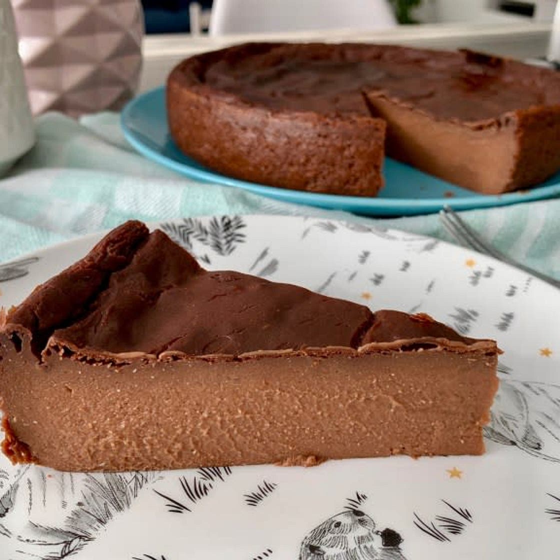 Flan au chocolat sans pâte