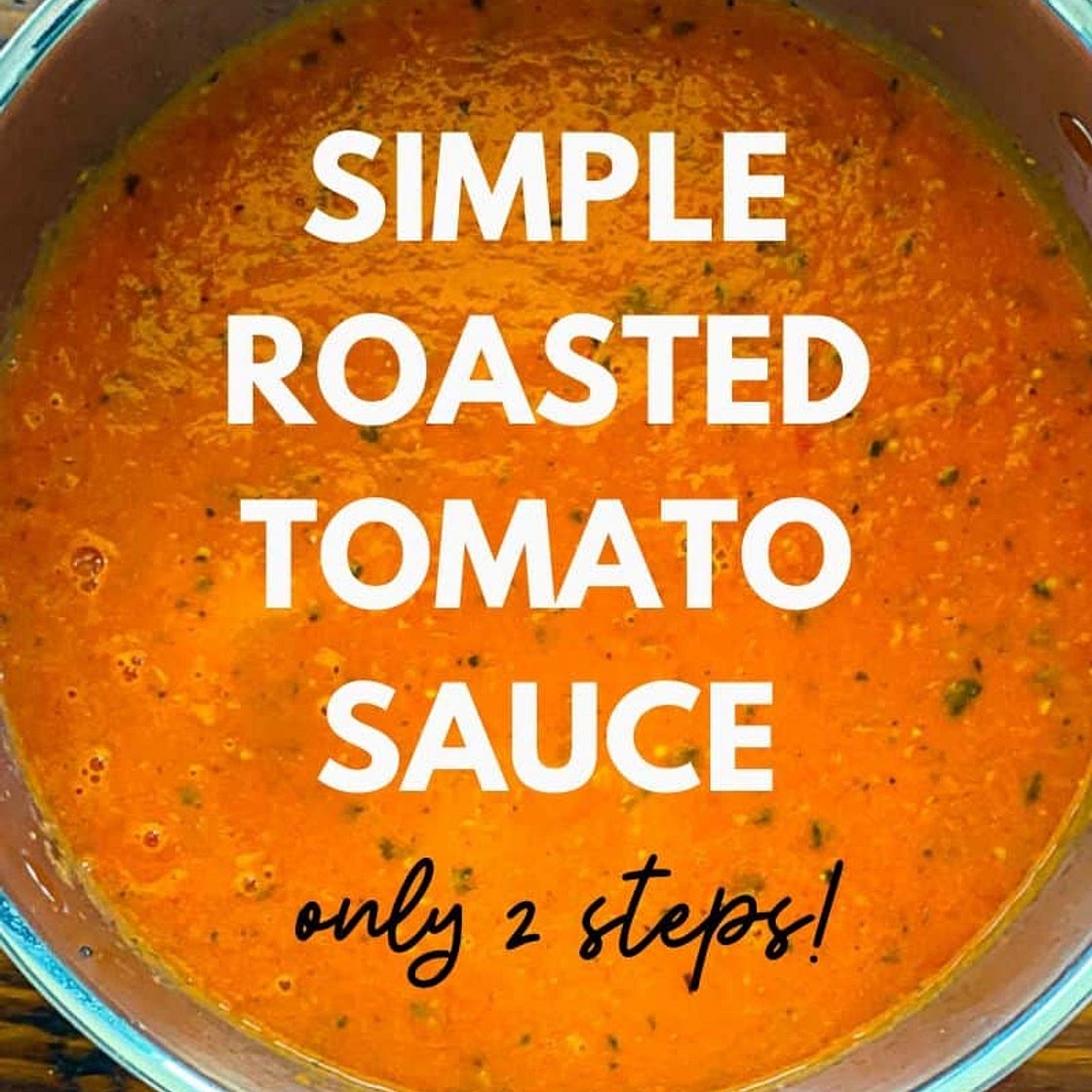 Simple Roasted Tomato Sauce Recipe