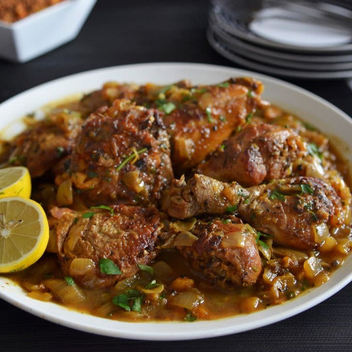 Chicken W/ Black Limes