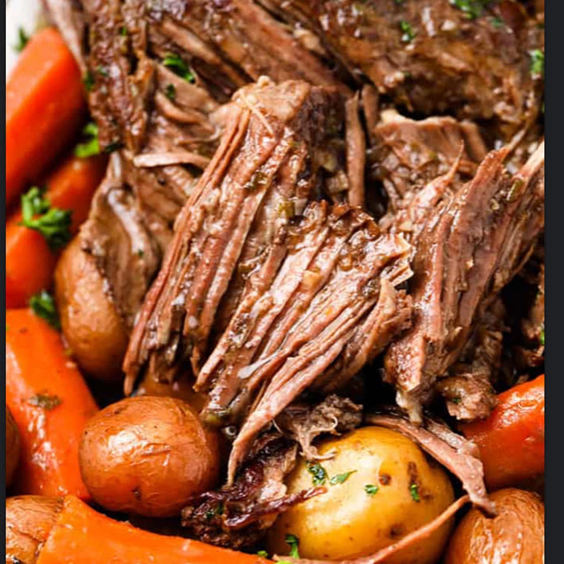 Red wine pot roast 