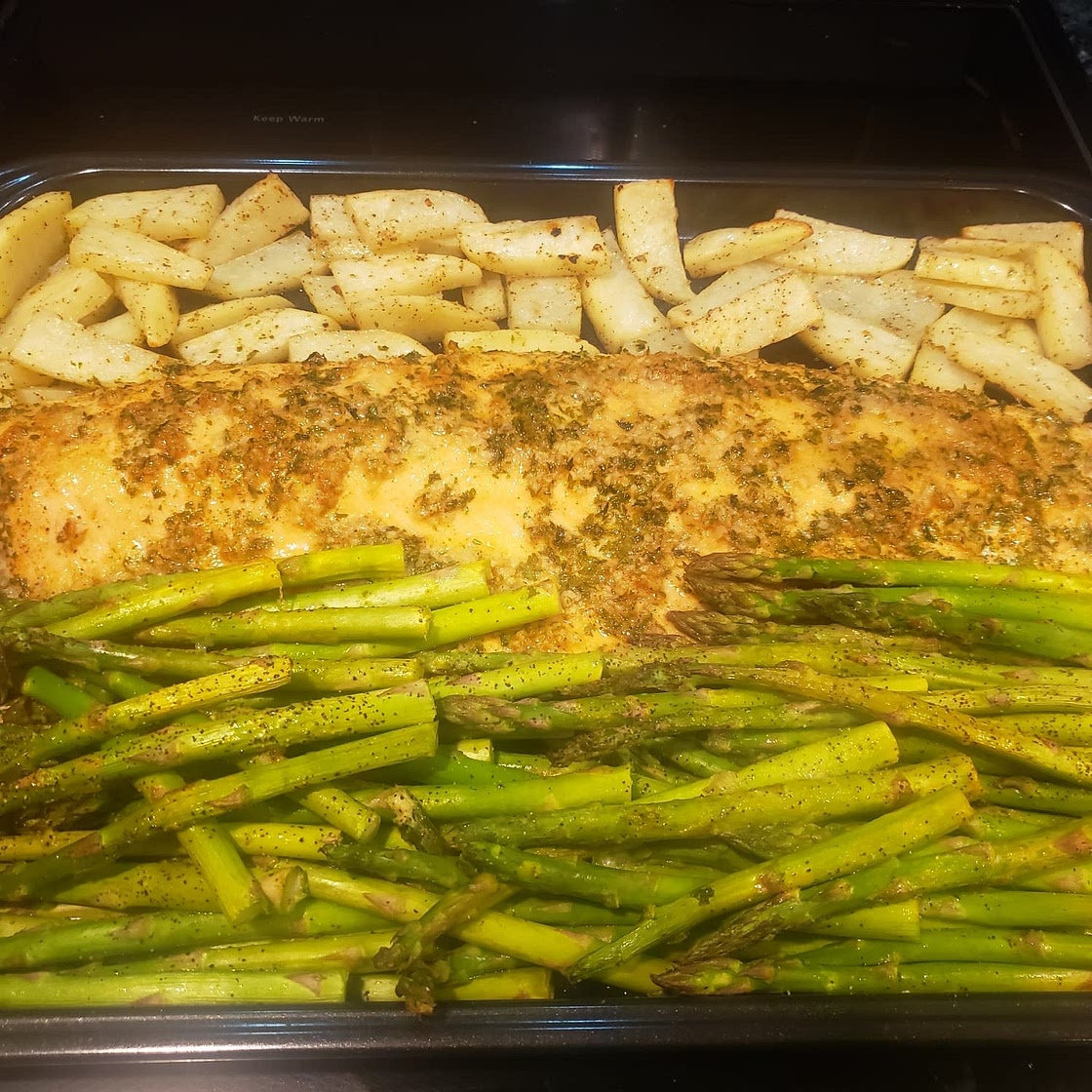 Garlic Butter Baked Salmon