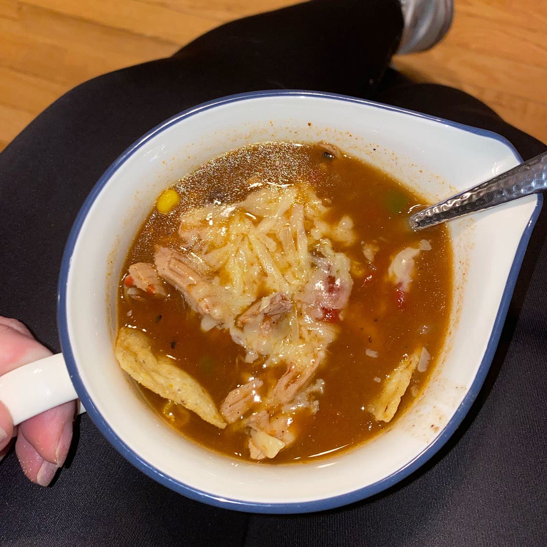 Crockpot Chicken Tortilla Soup