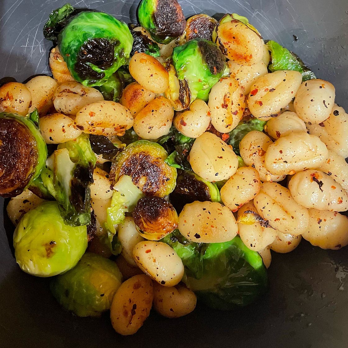 Crisp Gnocchi With Brussels Sprouts and Brown Butter