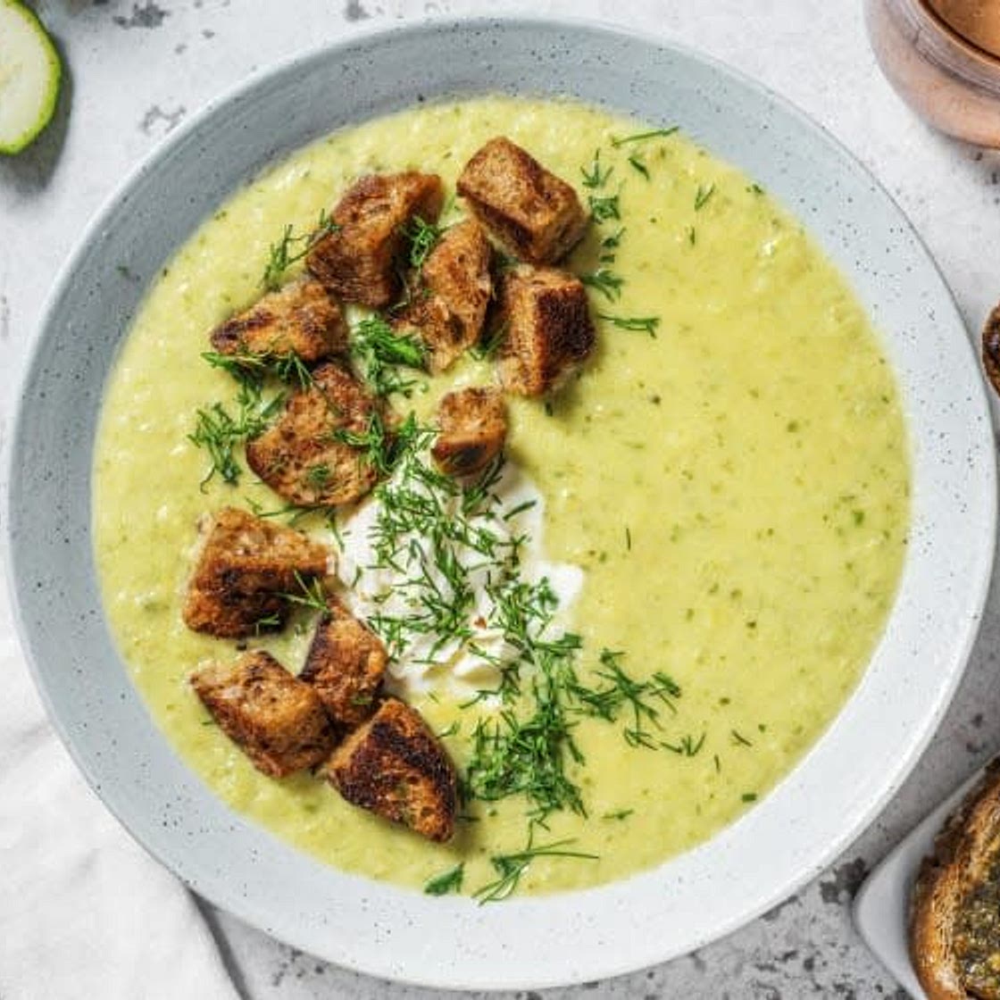 Courgette Preisoep Met Verse Dille