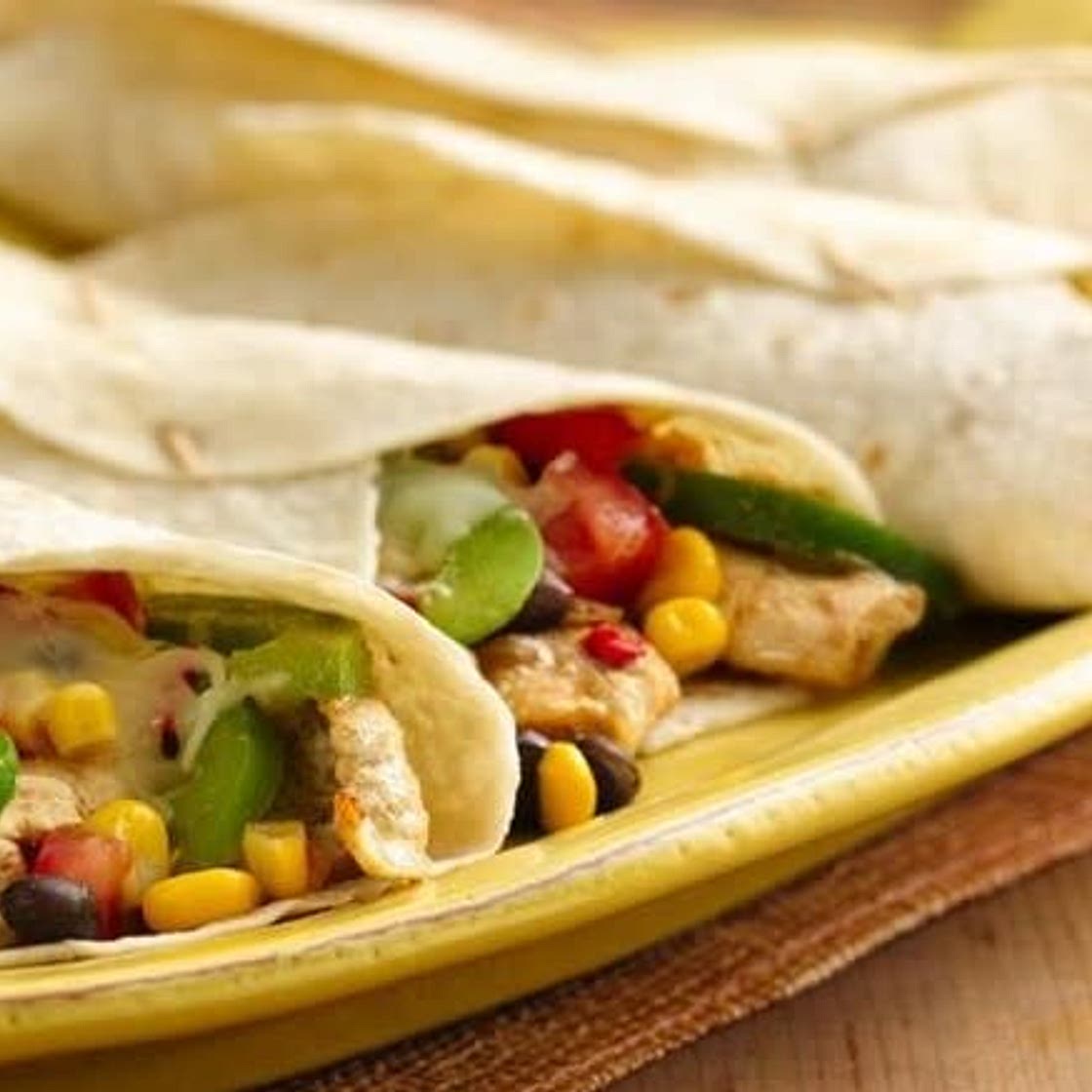Southwestern Chicken Fajita wrap