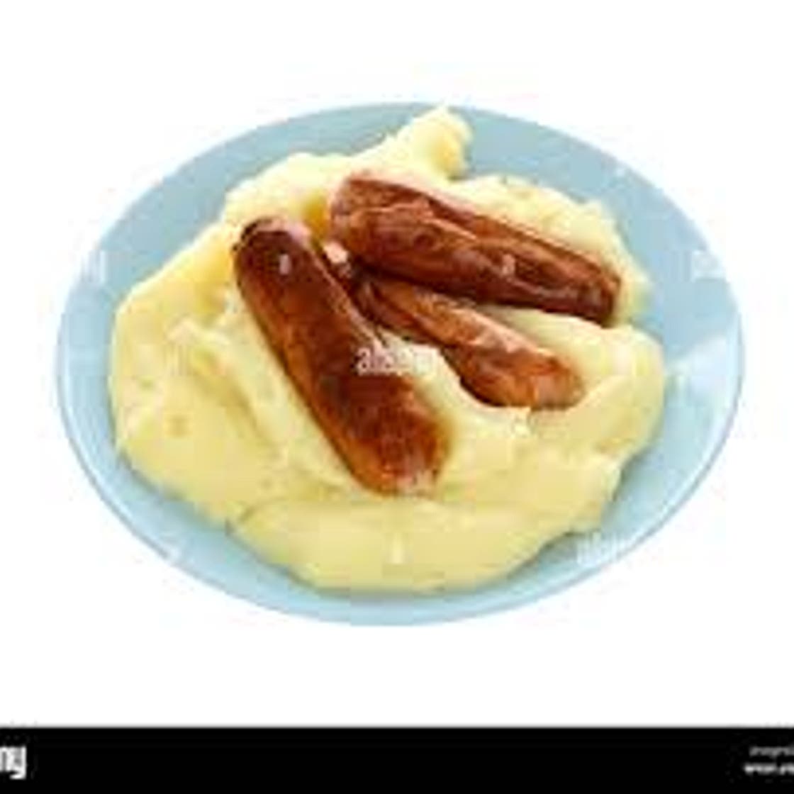 Kartoffelbrei mit Würstchen