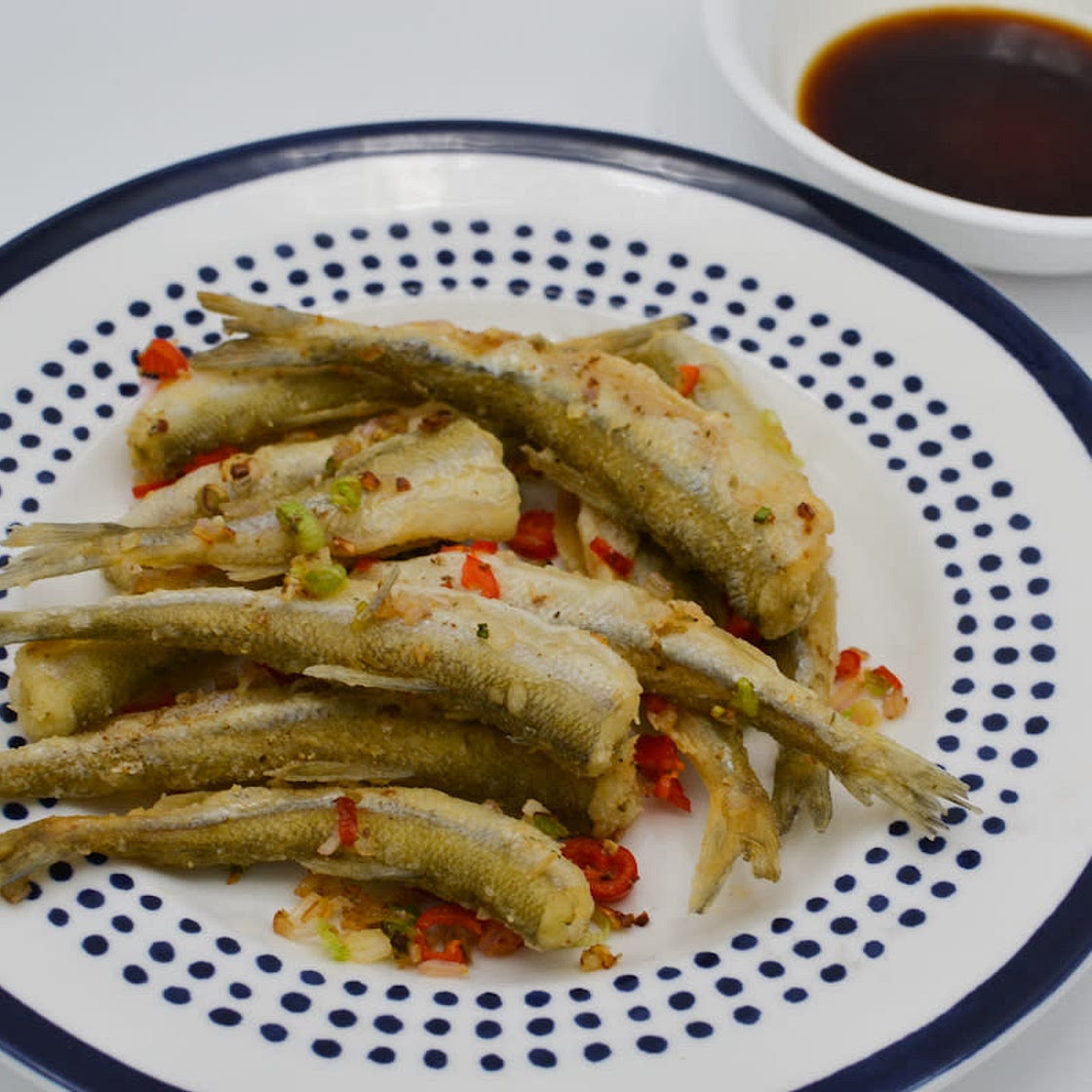 Salt and Pepper Fried Smelts