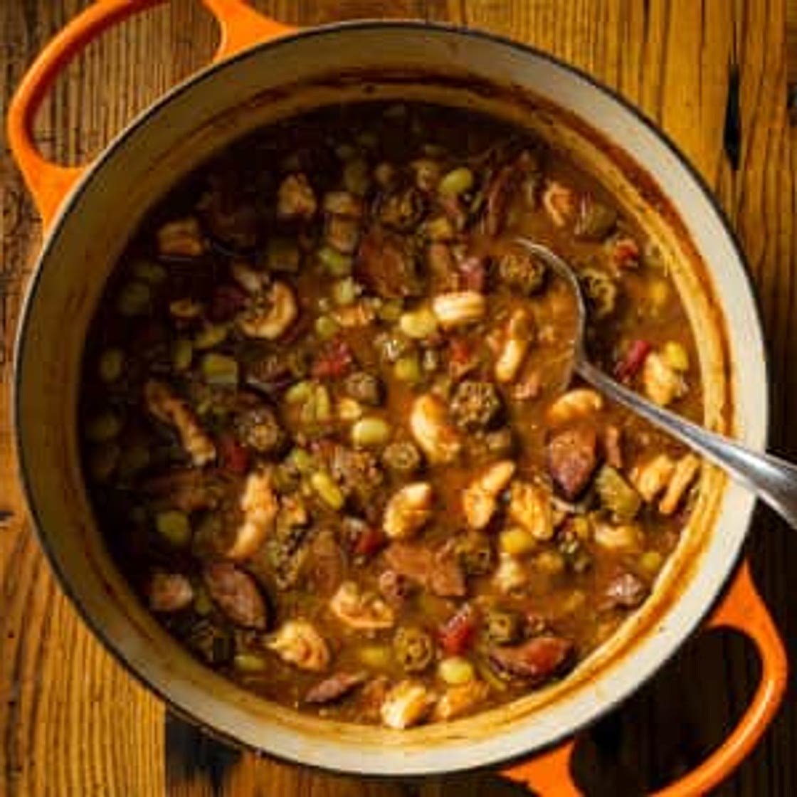 Okra and Shrimp Stew