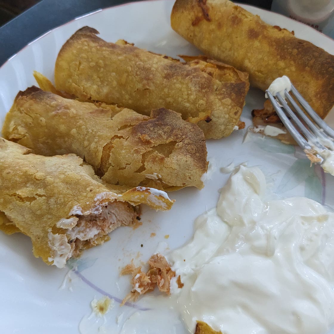 Baked Chicken Taquitos