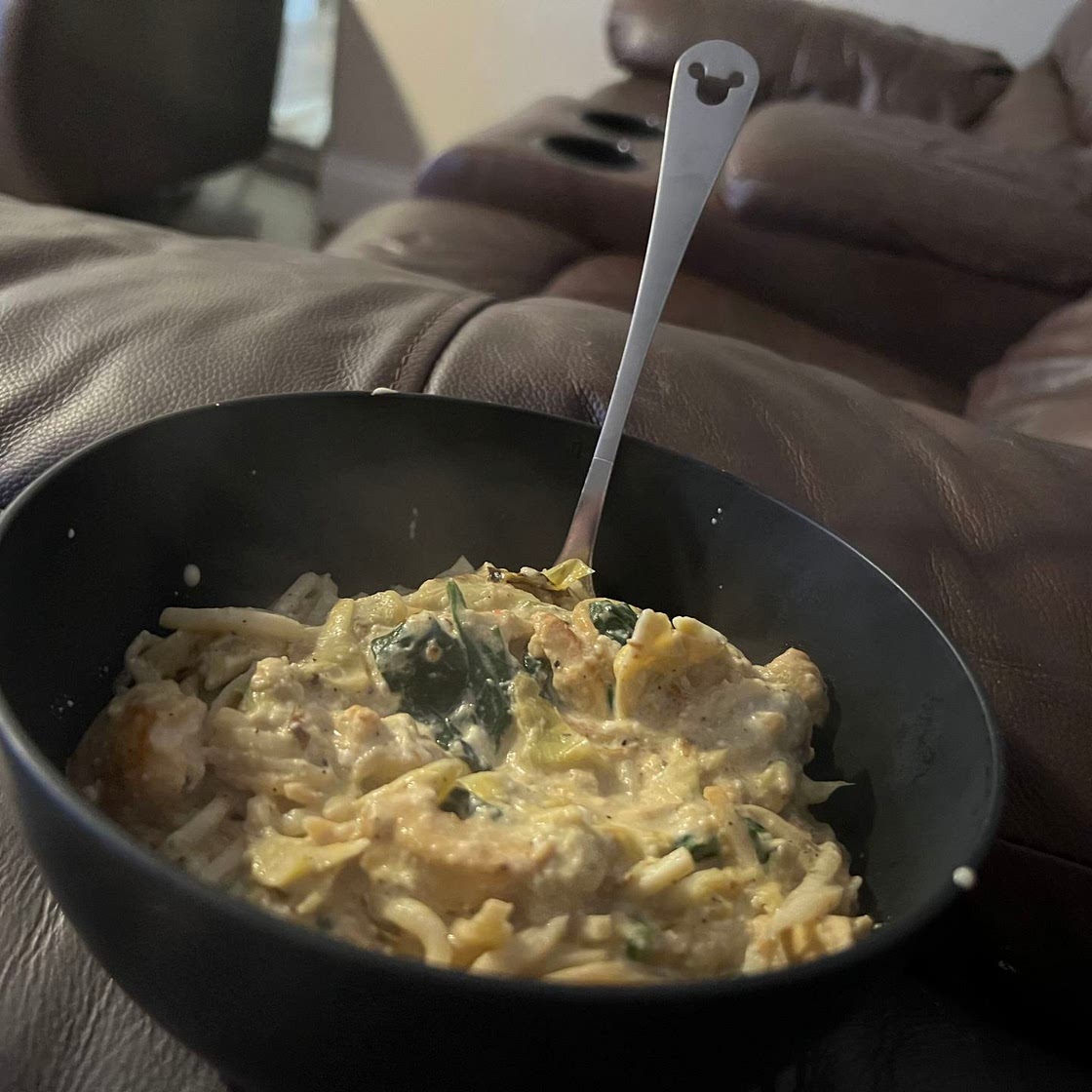 Spinach and Artichoke Chicken "Pasta"