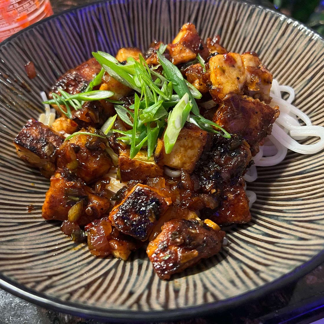 Spicy Garlic Tofu