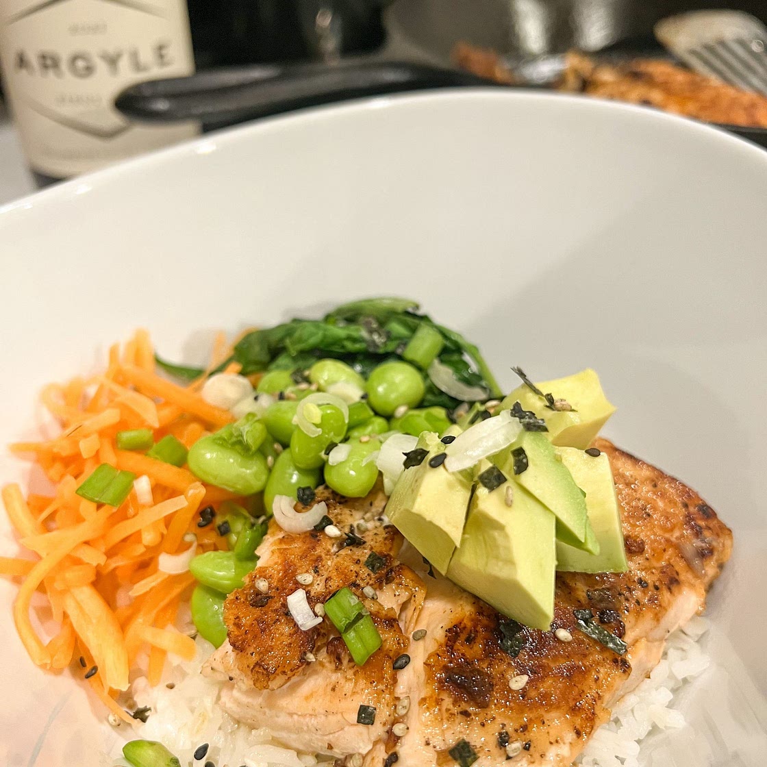 Teriyaki Salmon Bowl