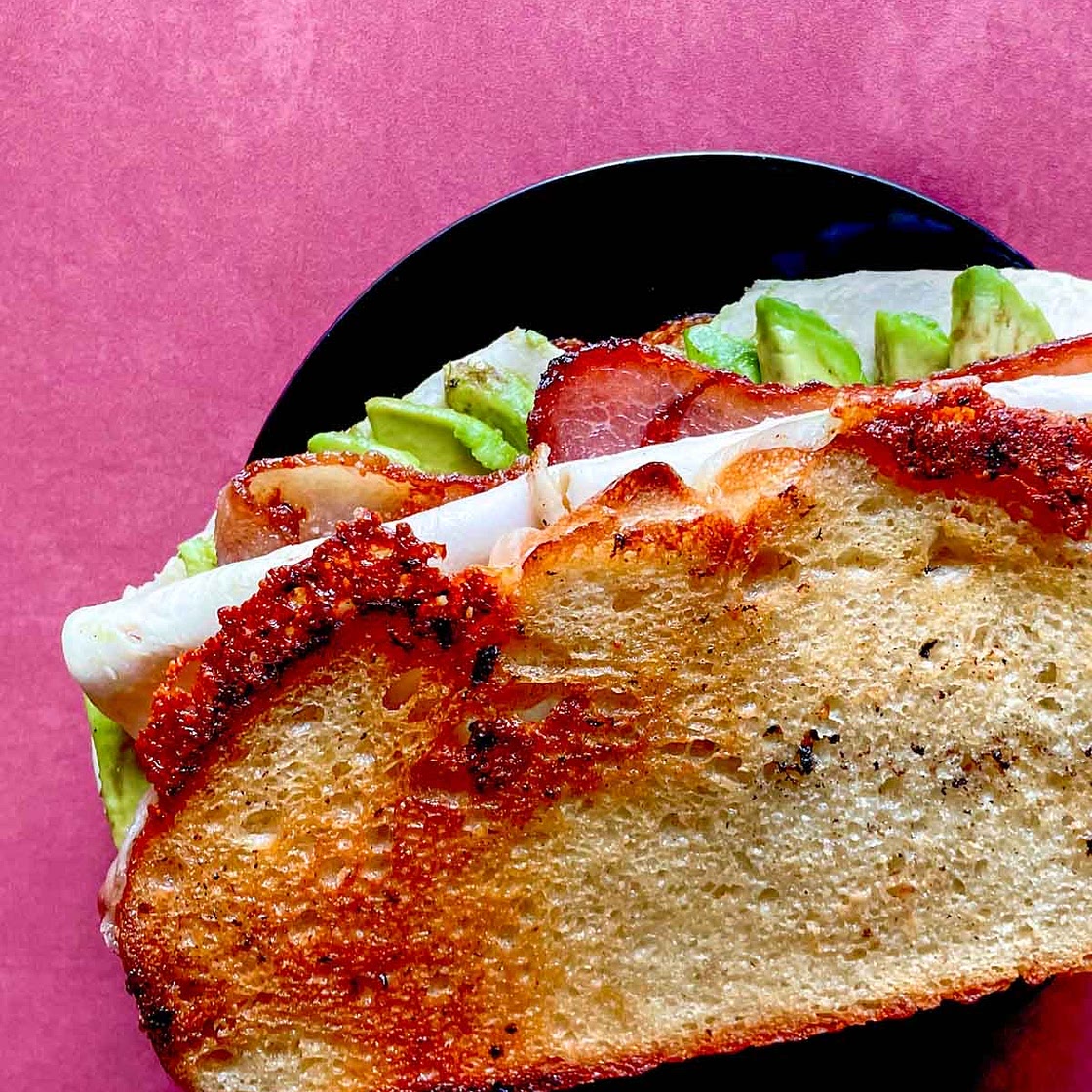 Turkey Avocado Sandwich with Chipotle Sauce