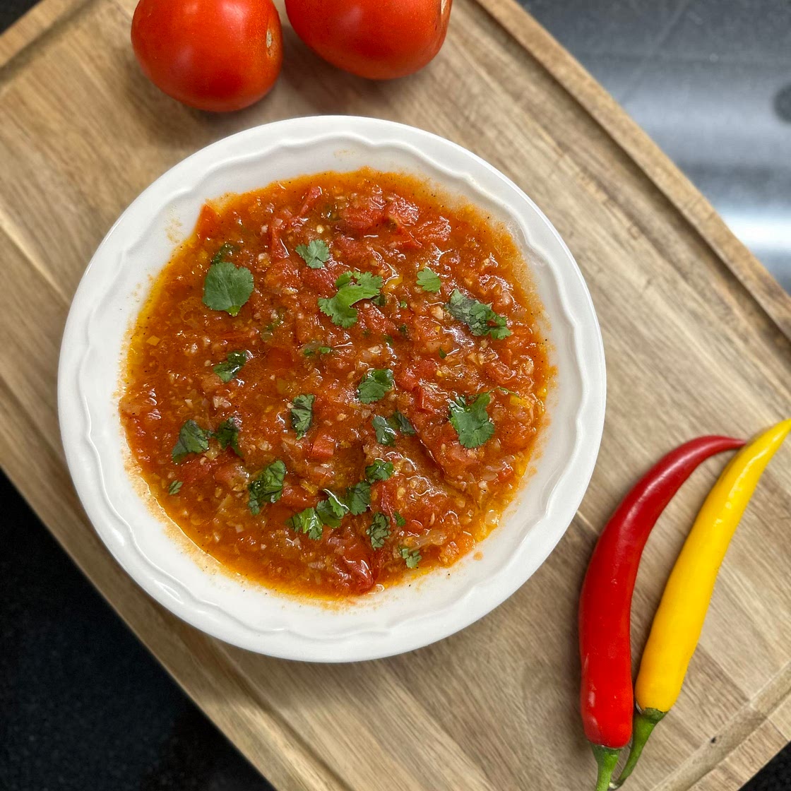 Qalayet Bandora - Jordanian Sauce