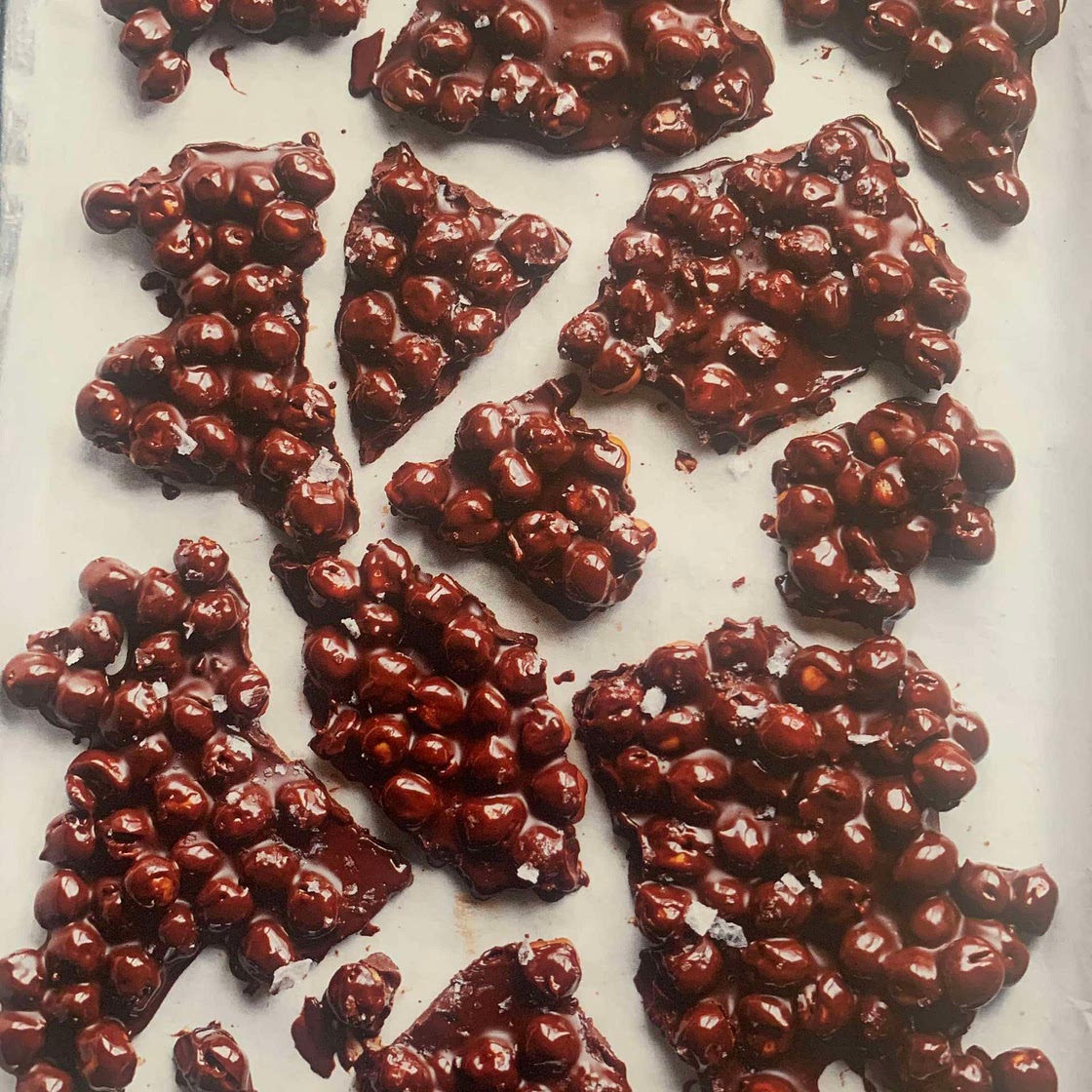 Chocolate chickpeas 