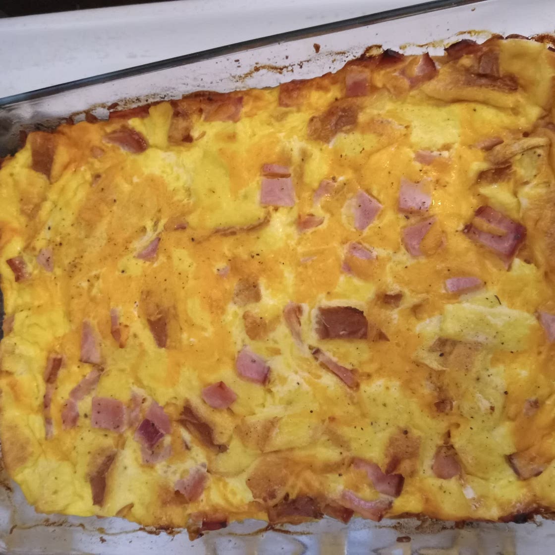 Ham, Egg, and Cheese Breakfast Casserole