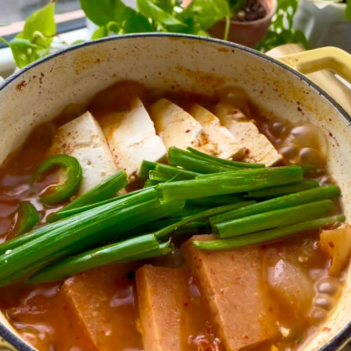 Spam & Kimchi Stew