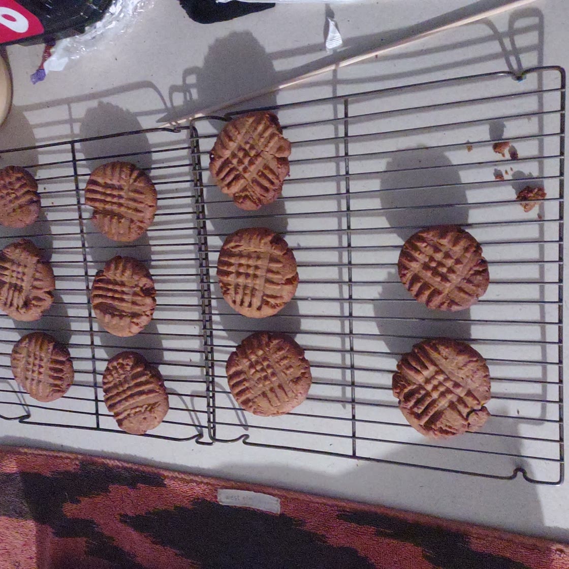 3-Ingredients Peanut Butter Cookies