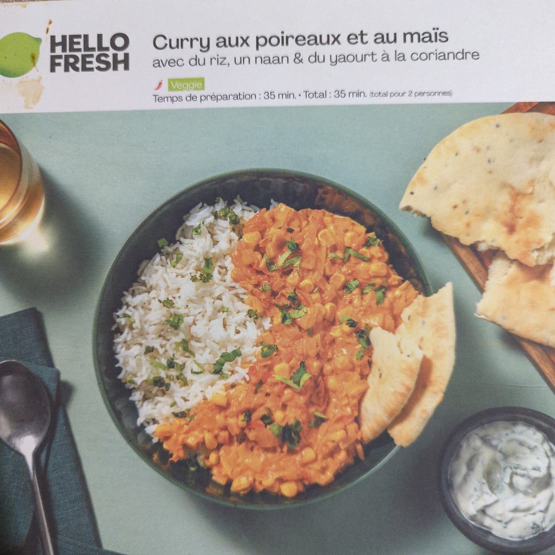 Curry cu praz si porumb