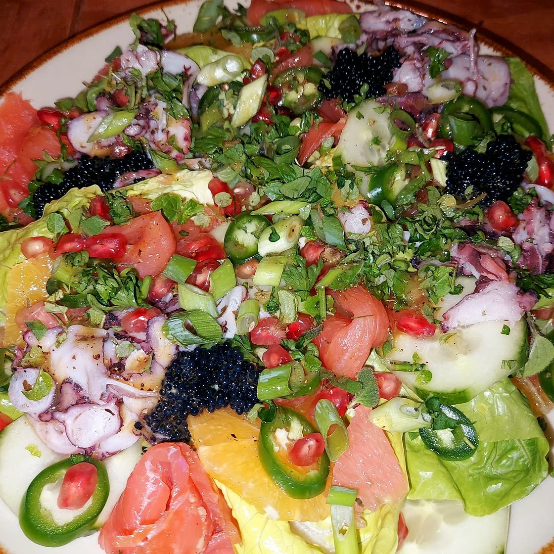 Winter Citrus Salad with Orange Honey Dressing